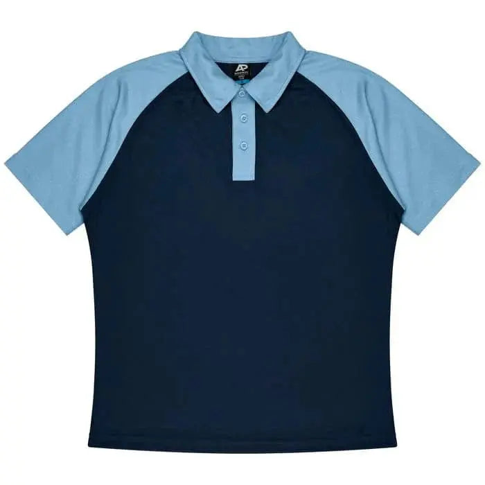 Aussie Pacific Manly Mens Polo 1318 Aussie Pacific NAVY/SKY S